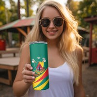 Personalised Happy Cameroon National Day Skinny Tumbler May 20 Cameroun