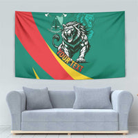 Personalised Happy Cameroon National Day Tapestry May 20 Cameroun