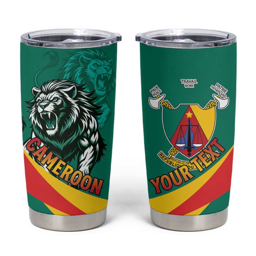 Personalised Happy Cameroon National Day Tumbler Cup May 20 Cameroun
