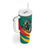 Personalised Happy Cameroon National Day Tumbler With Handle May 20 Cameroun