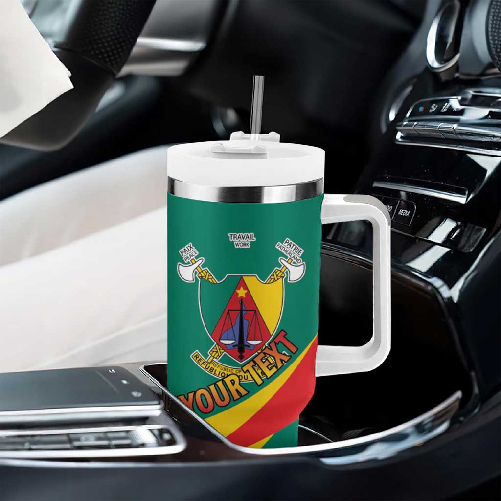 Personalised Happy Cameroon National Day Tumbler With Handle May 20 Cameroun