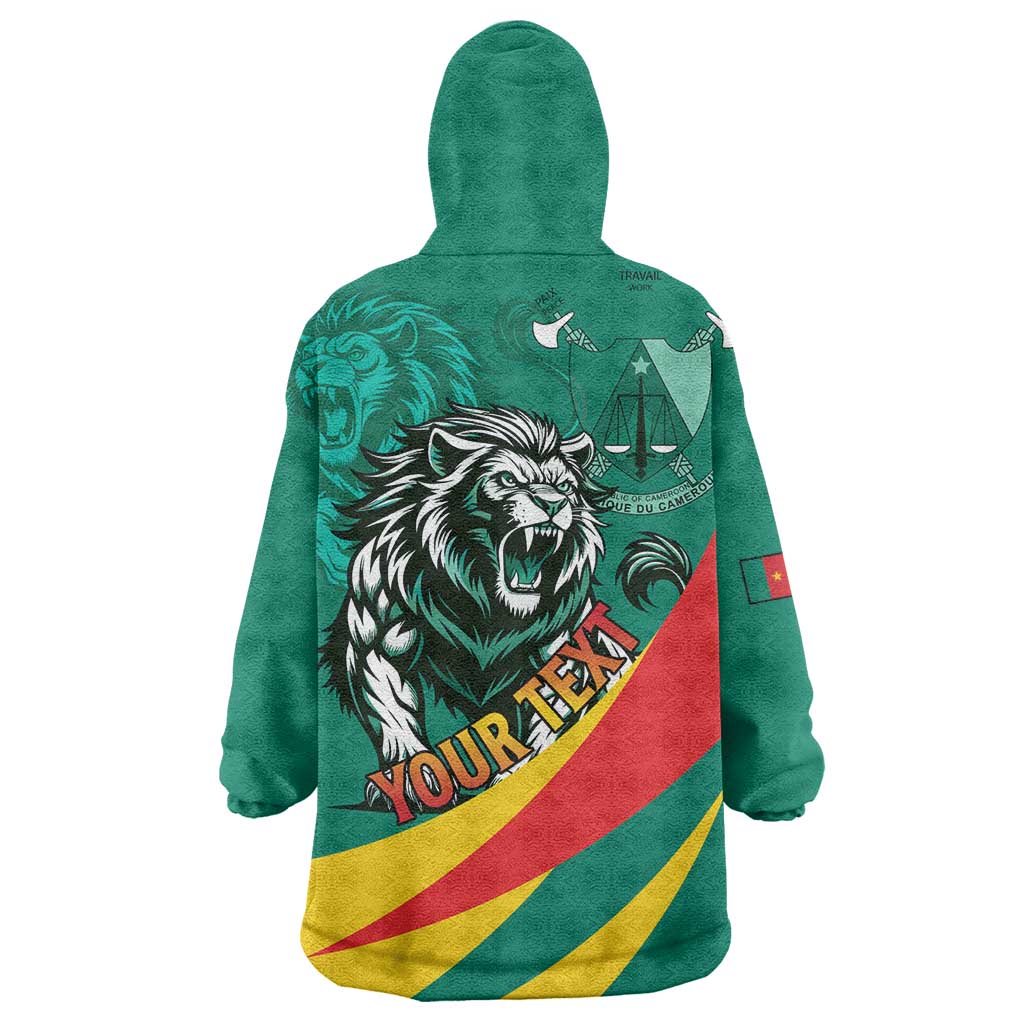 Personalised Happy Cameroon National Day Wearable Blanket Hoodie May 20 Cameroun