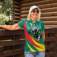 Personalised Happy Cameroon National Day Women Polo Shirt May 20 Cameroun