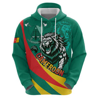 Personalised Happy Cameroon National Day Zip Hoodie May 20 Cameroun