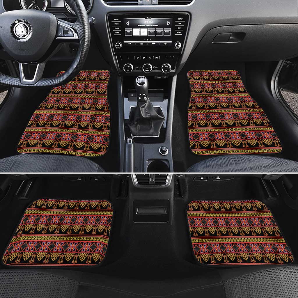 Cameroon Traditional Toghu Pattern Car Mats