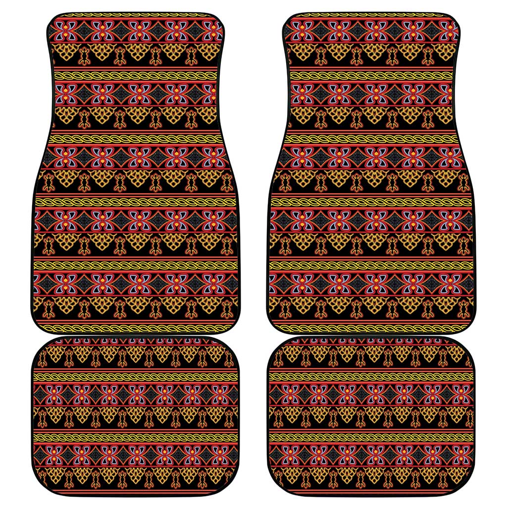 Cameroon Traditional Toghu Pattern Car Mats