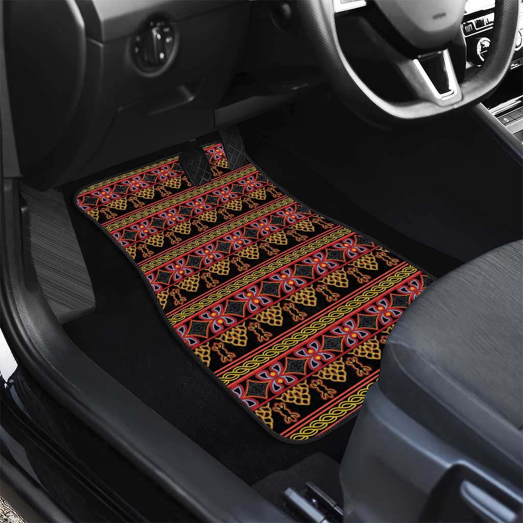 Cameroon Traditional Toghu Pattern Car Mats