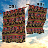 Cameroon Traditional Toghu Pattern Garden Flag