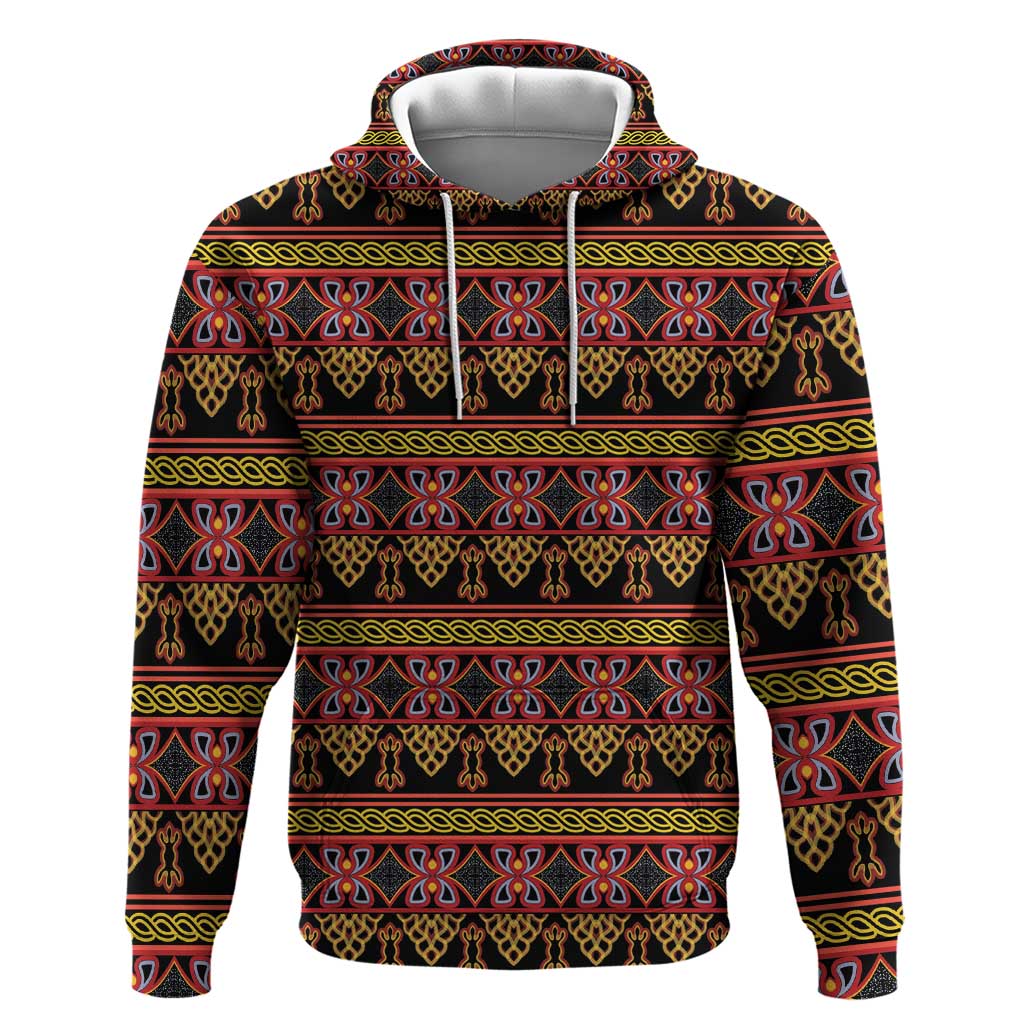 Cameroon Traditional Toghu Pattern Hoodie