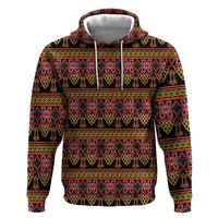 Cameroon Traditional Toghu Pattern Hoodie