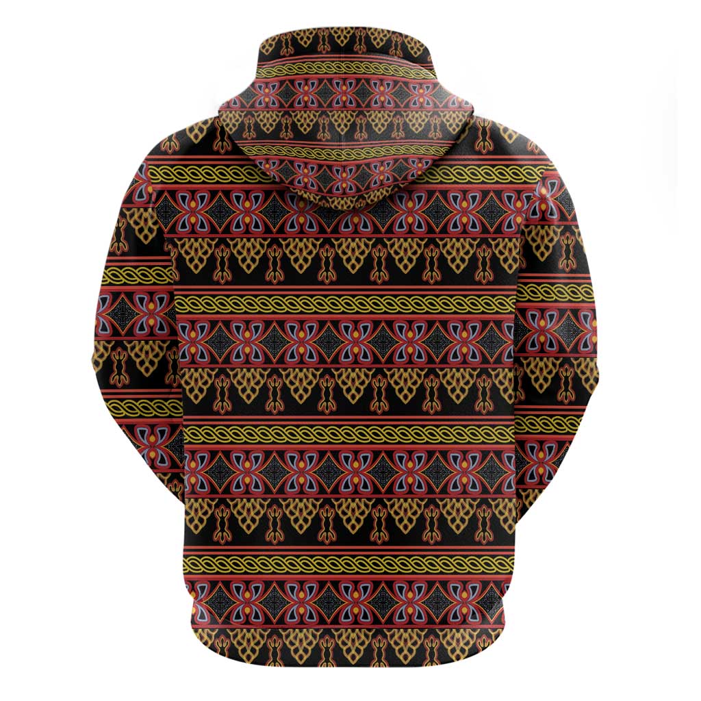 Cameroon Traditional Toghu Pattern Hoodie