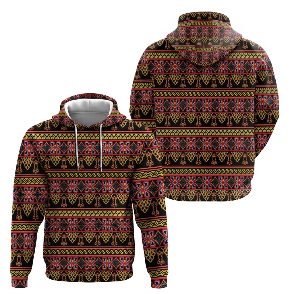 Cameroon Traditional Toghu Pattern Hoodie