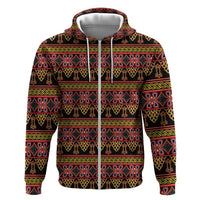 Cameroon Traditional Toghu Pattern Hoodie