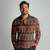 Cameroon Traditional Toghu Pattern Long Sleeve Polo Shirt