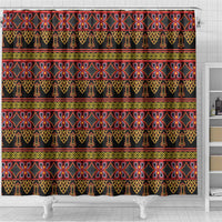 Cameroon Traditional Toghu Pattern Shower Curtain