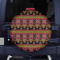 Cameroon Traditional Toghu Pattern Spare Tire Cover