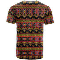Cameroon Traditional Toghu Pattern T Shirt