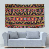 Cameroon Traditional Toghu Pattern Tapestry