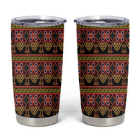 Cameroon Traditional Toghu Pattern Tumbler Cup