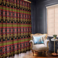 Cameroon Traditional Toghu Pattern Window Curtain