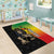 Personalized Ethiopia National Day Area Rug Lion Of Judah African Pattern