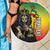 Personalized Ethiopia National Day Beach Blanket Lion Of Judah African Pattern
