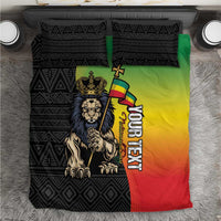 Personalized Ethiopia National Day Bedding Set Lion Of Judah African Pattern