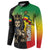 Personalized Ethiopia National Day Button Sweatshirt Lion Of Judah African Pattern