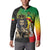Personalized Ethiopia National Day Button Sweatshirt Lion Of Judah African Pattern