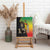 Personalized Ethiopia National Day Canvas Wall Art Lion Of Judah African Pattern