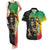 Personalized Ethiopia National Day Couples Matching Tank Maxi Dress and Hawaiian Shirt Lion Of Judah African Pattern