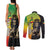 Personalized Ethiopia National Day Couples Matching Tank Maxi Dress and Long Sleeve Button Shirt Lion Of Judah African Pattern