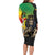 Personalized Ethiopia National Day Family Matching Long Sleeve Bodycon Dress and Hawaiian Shirt Lion Of Judah African Pattern