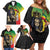 Personalized Ethiopia National Day Family Matching Off Shoulder Short Dress and Hawaiian Shirt Lion Of Judah African Pattern