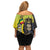 Personalized Ethiopia National Day Family Matching Off Shoulder Short Dress and Hawaiian Shirt Lion Of Judah African Pattern