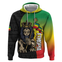 Personalized Ethiopia National Day Hoodie Lion Of Judah African Pattern