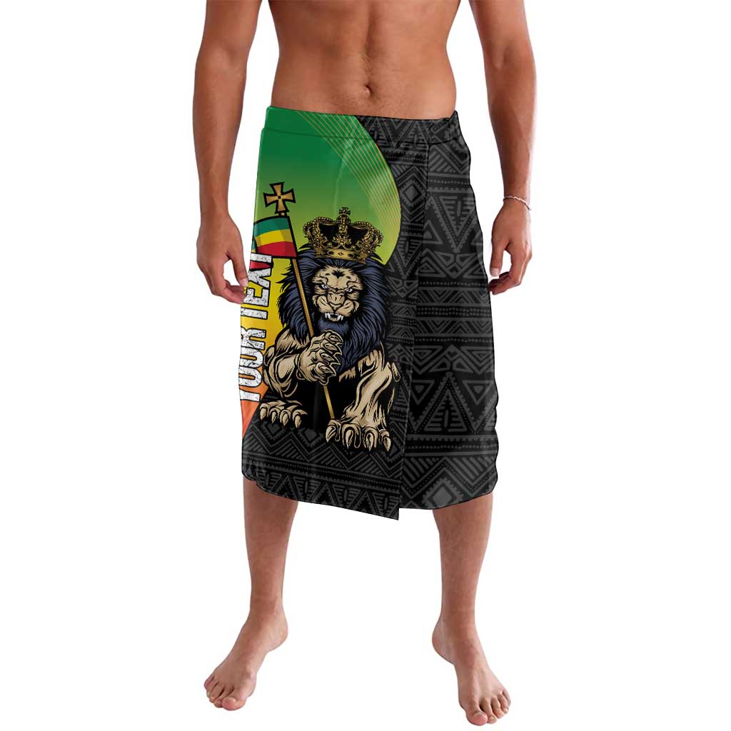 Personalized Ethiopia National Day Lavalava Lion Of Judah African Pattern