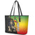 Personalized Ethiopia National Day Leather Tote Bag Lion Of Judah African Pattern