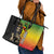 Personalized Ethiopia National Day Leather Tote Bag Lion Of Judah African Pattern