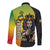 Personalized Ethiopia National Day Long Sleeve Button Shirt Lion Of Judah African Pattern