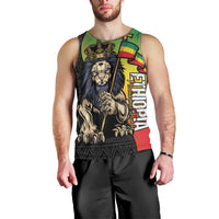 Personalized Ethiopia National Day Men Tank Top Lion Of Judah African Pattern