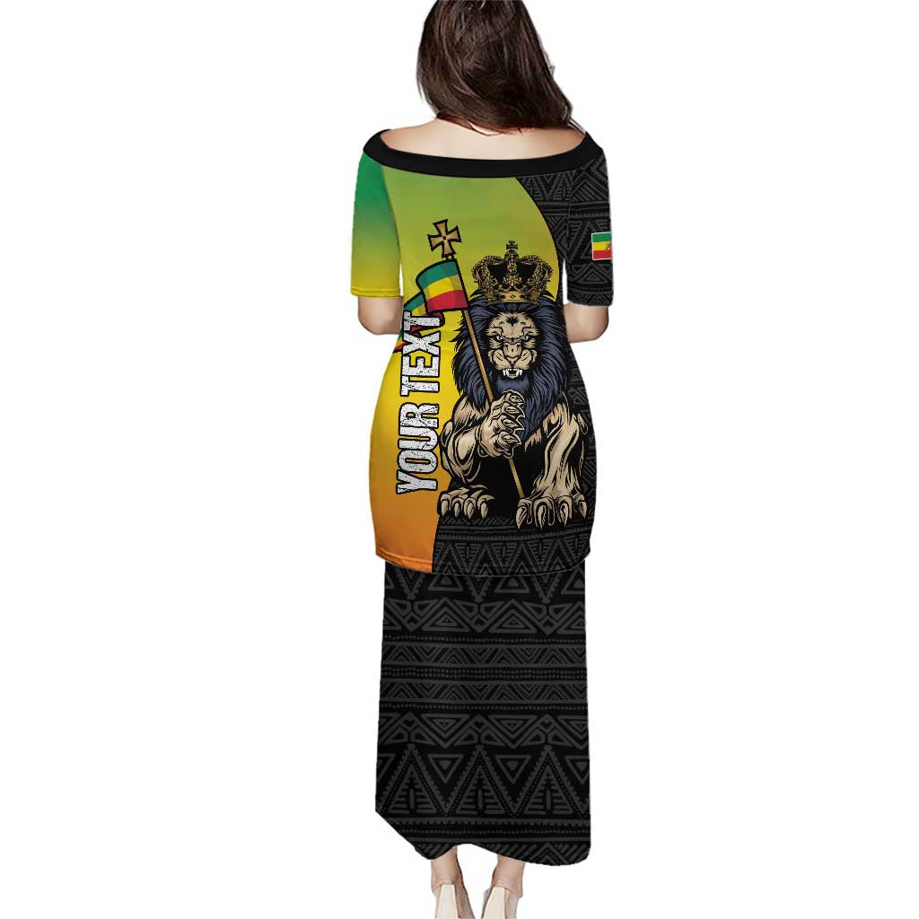 Personalized Ethiopia National Day Puletasi Lion Of Judah African Pattern