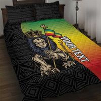Personalized Ethiopia National Day Quilt Bed Set Lion Of Judah African Pattern