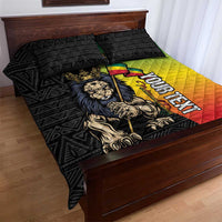 Personalized Ethiopia National Day Quilt Bed Set Lion Of Judah African Pattern