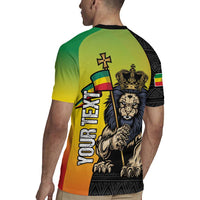 Personalized Ethiopia National Day Rugby Jersey Lion Of Judah African Pattern