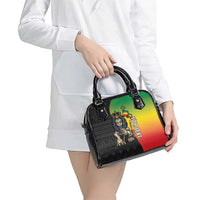 Personalized Ethiopia National Day Shoulder Handbag Lion Of Judah African Pattern