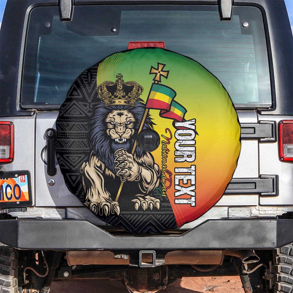 Personalized Ethiopia National Day Spare Tire Cover Lion Of Judah African Pattern