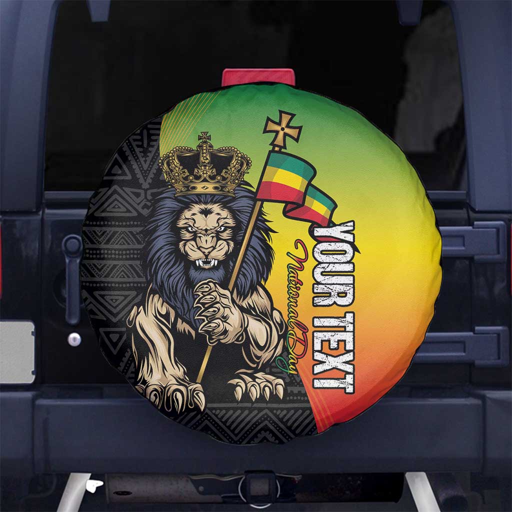 Personalized Ethiopia National Day Spare Tire Cover Lion Of Judah African Pattern