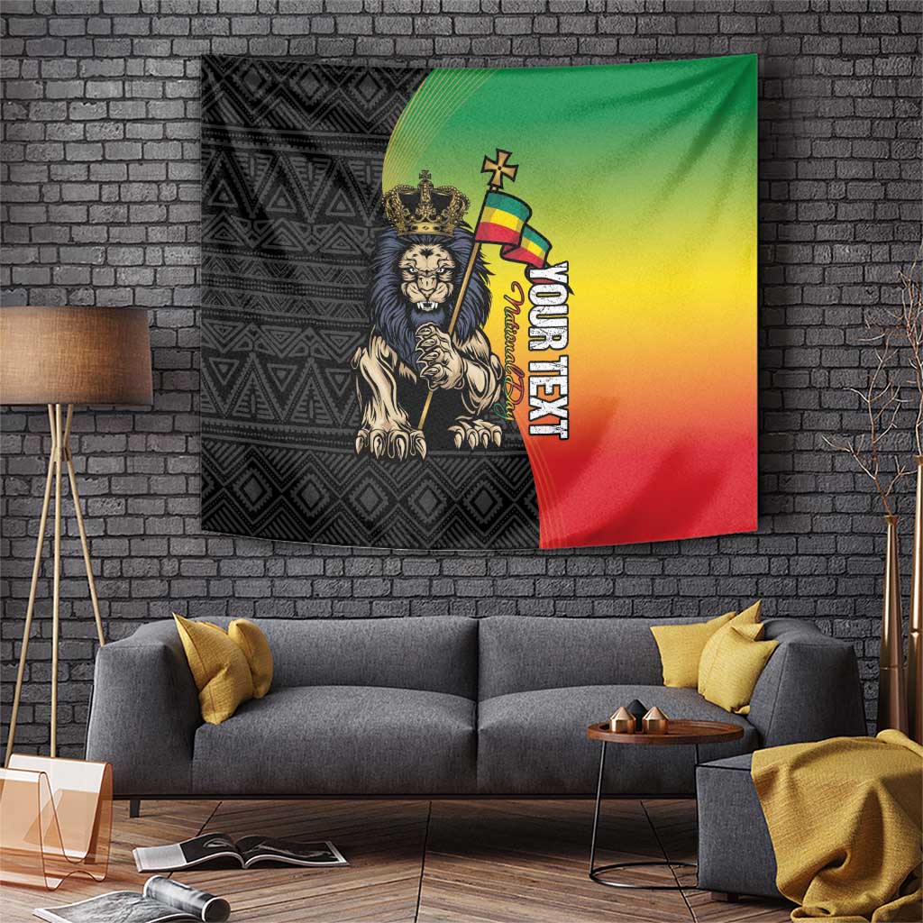 Personalized Ethiopia National Day Tapestry Lion Of Judah African Pattern