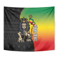 Personalized Ethiopia National Day Tapestry Lion Of Judah African Pattern